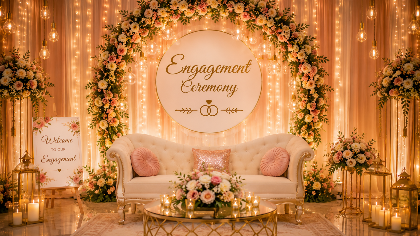 Engagement Ceremony anchoring by Anchor Bhavik in Gujarat
