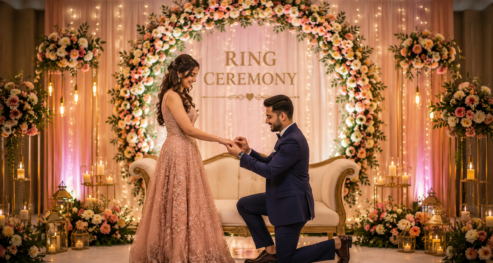 Ring Ceremony anchoring by Anchor Bhavik in Gujarat